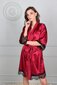 Naiste siidist hommikumantel pitsiga, punane цена и информация | Naiste hommikumantlid | kaup24.ee