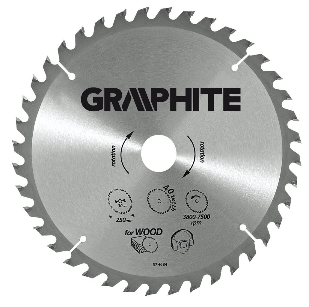 Saeketas 216x30mm 48hammast HM hammas hind ja info | Aiatööriistade lisatarvikud | kaup24.ee