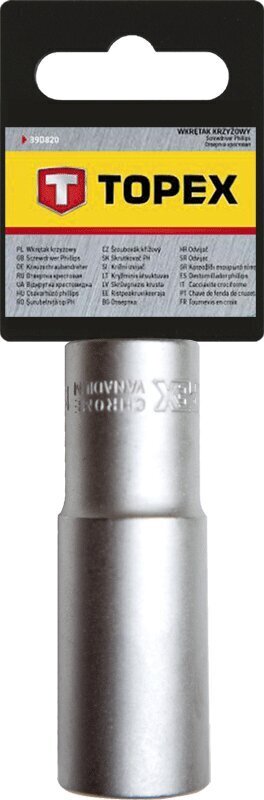 Padrun pikk 1/2", 32mm, CrV hind ja info | Käsitööriistad | kaup24.ee