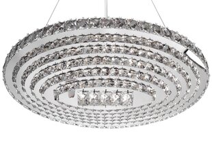 LED rippvalgusti puldiga Crystal Oval цена и информация | Люстры | kaup24.ee