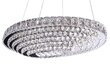 LED rippvalgusti puldiga Crystal Oval hind ja info | Rippvalgustid | kaup24.ee