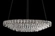 LED rippvalgusti puldiga Crystal Oval hind ja info | Rippvalgustid | kaup24.ee