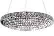 LED rippvalgusti puldiga Crystal Oval hind ja info | Rippvalgustid | kaup24.ee