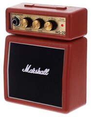 Mini võimendi elektrikitarrile Marshall MS-2R цена и информация | Принадлежности для музыкальных инструментов | kaup24.ee