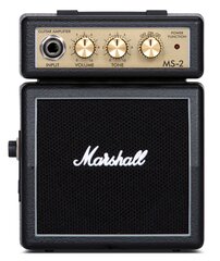 Mini võimendi elektrikitarrile Marshall MS-2-E цена и информация | Принадлежности для музыкальных инструментов | kaup24.ee