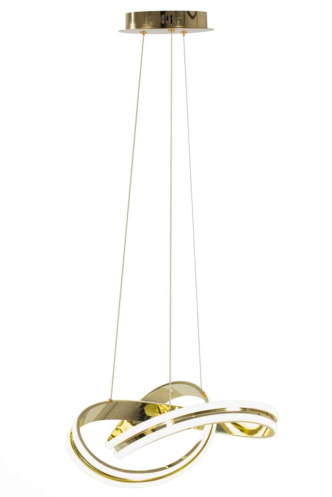 Rippvalgusti Modern LED puldiga, Gold цена и информация | Rippvalgustid | kaup24.ee