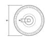 Traathari trellile 75mm kaus цена и информация | Lihvmasinad ja ketaslõikurid | kaup24.ee