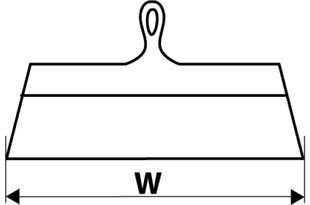 Шпатель Topex, 200мм цена и информация | Механические инструменты | kaup24.ee