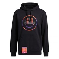 Джемпер мужской Adidas You Feel Me Hoodie M H19311, черный цена и информация | Мужские толстовки | kaup24.ee