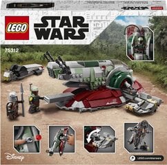 75312 LEGO® Star Wars Boba Fett kosmoselaev hind ja info | Klotsid ja konstruktorid | kaup24.ee