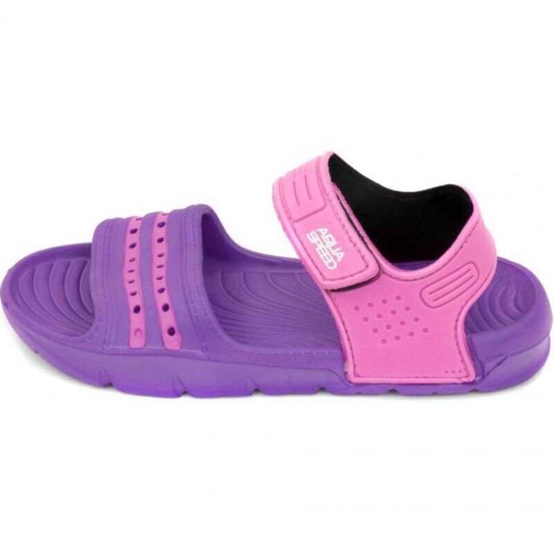 Tüdrukute jalatsid Aqua-speed, lillad цена и информация | Laste sandaalid | kaup24.ee