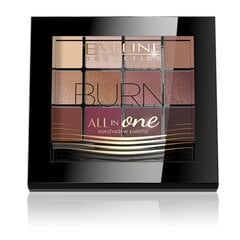 Палитра теней Eveline All In One Eyeshadow 03 Burn, 12 г цена и информация | Тушь, средства для роста ресниц, тени для век, карандаши для глаз | kaup24.ee