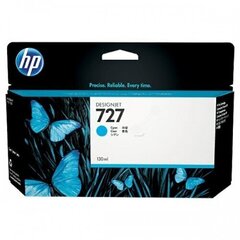 HP Ink No.727 Cyan (F9J76A) expired date цена и информация | Картриджи для струйных принтеров | kaup24.ee