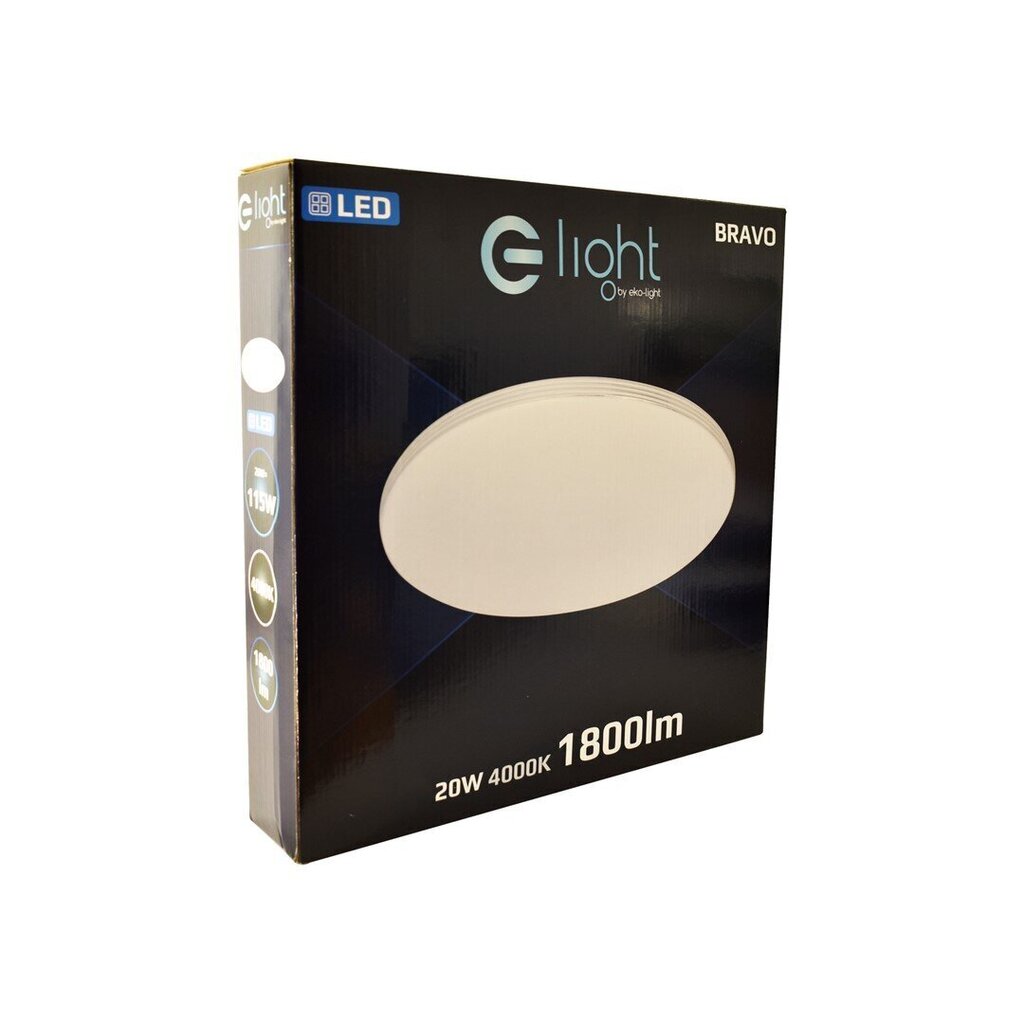 Eko-Light led laevalgusti Bravo 20 W hind ja info | Laelambid | kaup24.ee