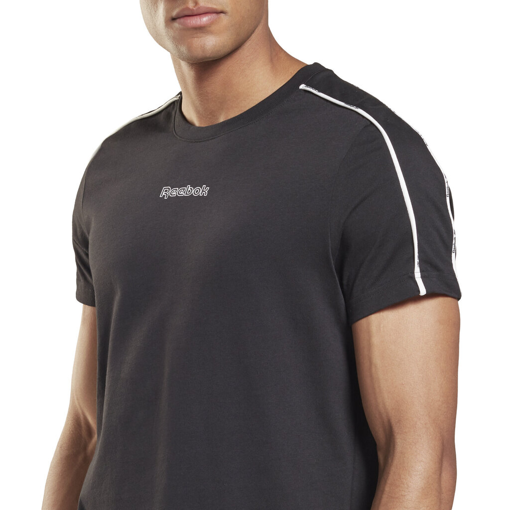 Reebok T-Särgid Te Piping Tee Black GS9317/3XL цена и информация | Meeste T-särgid | kaup24.ee