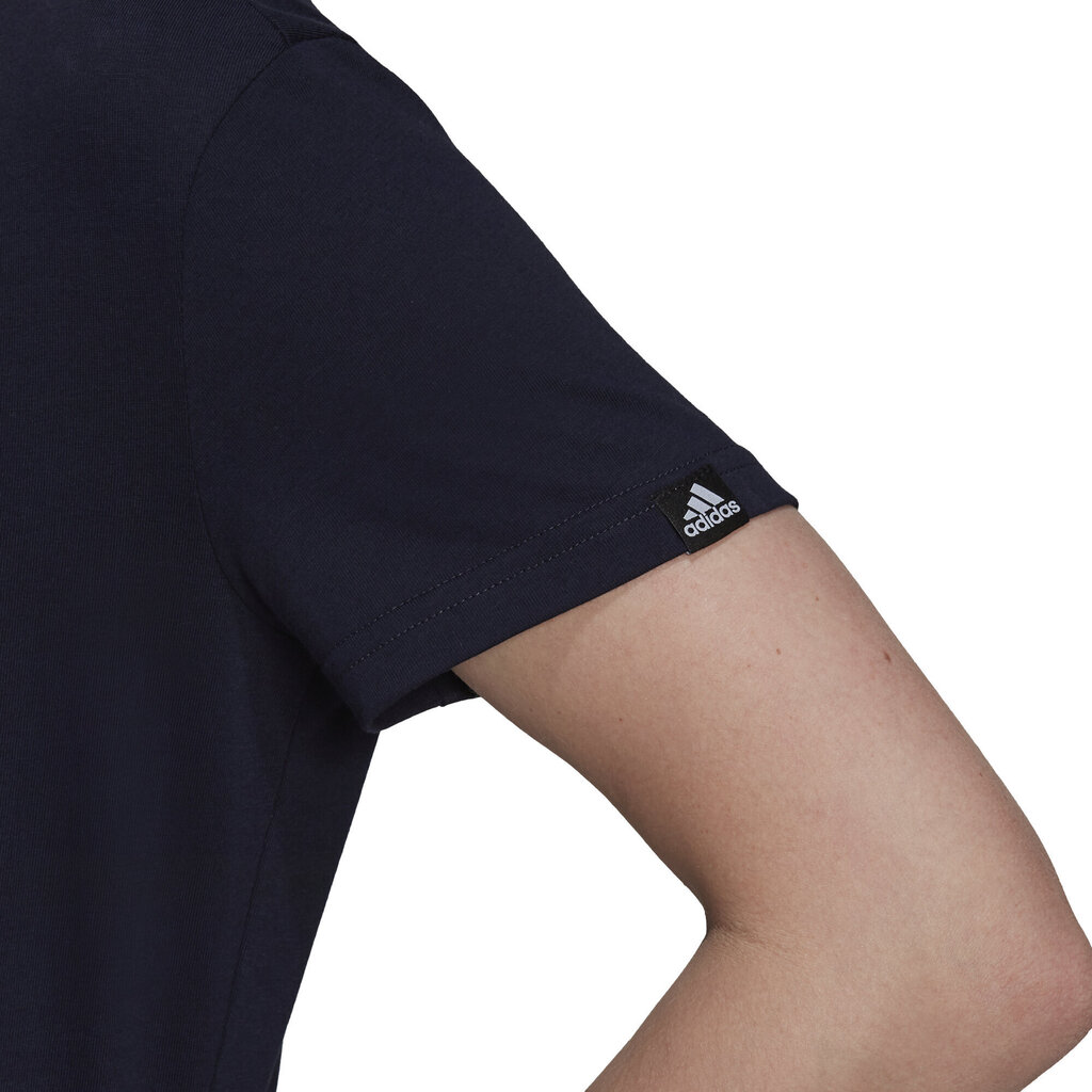 Naiste T-särk Adidas W Vrtcl Zbr G Tee Black H14696, must hind ja info | Naiste T-särgid | kaup24.ee