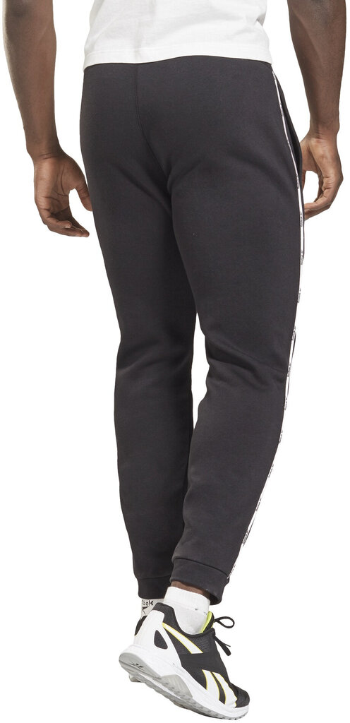 Spordipüksid meestele Reebok Te Piping Jogger Black GS9310, must цена и информация | Meeste spordiriided | kaup24.ee