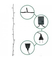 Гирлянда 500LED белая 35M цена и информация | Новогодняя гирлянда Holiday, 10 светодиодов, 30 см | kaup24.ee