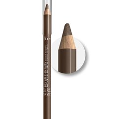 Карандаш для бровей Rimmel London Brow This Way Fibre Pencil 1,08 г, 002 Medium цена и информация | Карандаши, краска для бровей | kaup24.ee