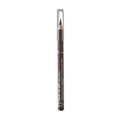 Карандаш для бровей Rimmel London Brow This Way Fibre Pencil 1,08 г, 002 Medium цена и информация | Карандаши, краска для бровей | kaup24.ee