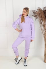 Puuvillane vaba aja komplekt Oversize, violetne XL цена и информация | Женские костюмы | kaup24.ee