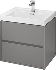 Ванный шкафчик Crea, серый, 60 см цена и информация | Шкафчики для ванной | kaup24.ee