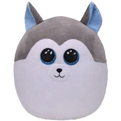 Plüüsist mänguasi TY Squish a Boos Slush, hall husky, 25 cm цена и информация | Мягкие игрушки | kaup24.ee