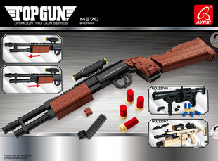Дробовик M870, Ausini, Top Gun, M870 Shotgun цена и информация | Конструкторы и кубики | kaup24.ee
