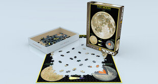 Pusle Eurographics, 6000-1007, The Moon, 1000 tk hind ja info | Pusled | kaup24.ee