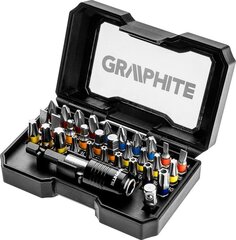 Набор бит для шуруповерта 32 предмета GRAPHITE 56H608 цена и информация | Механические инструменты | kaup24.ee