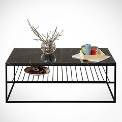 Кофейный столик Kalune Design 845, черный цена и информация | Журнальные столики | kaup24.ee
