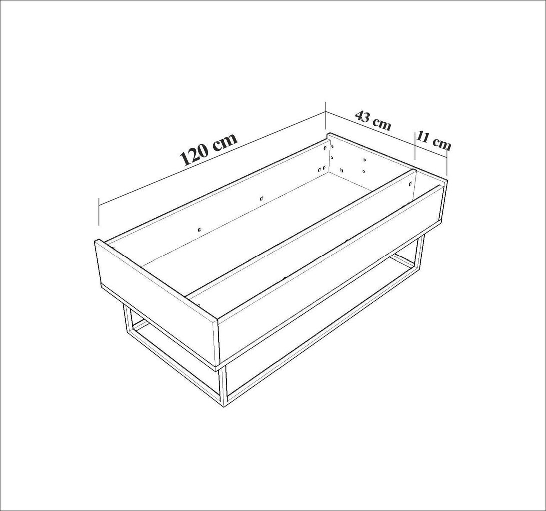 Diivanilaud Kalune Design Est, pruun цена и информация | Diivanilauad | kaup24.ee