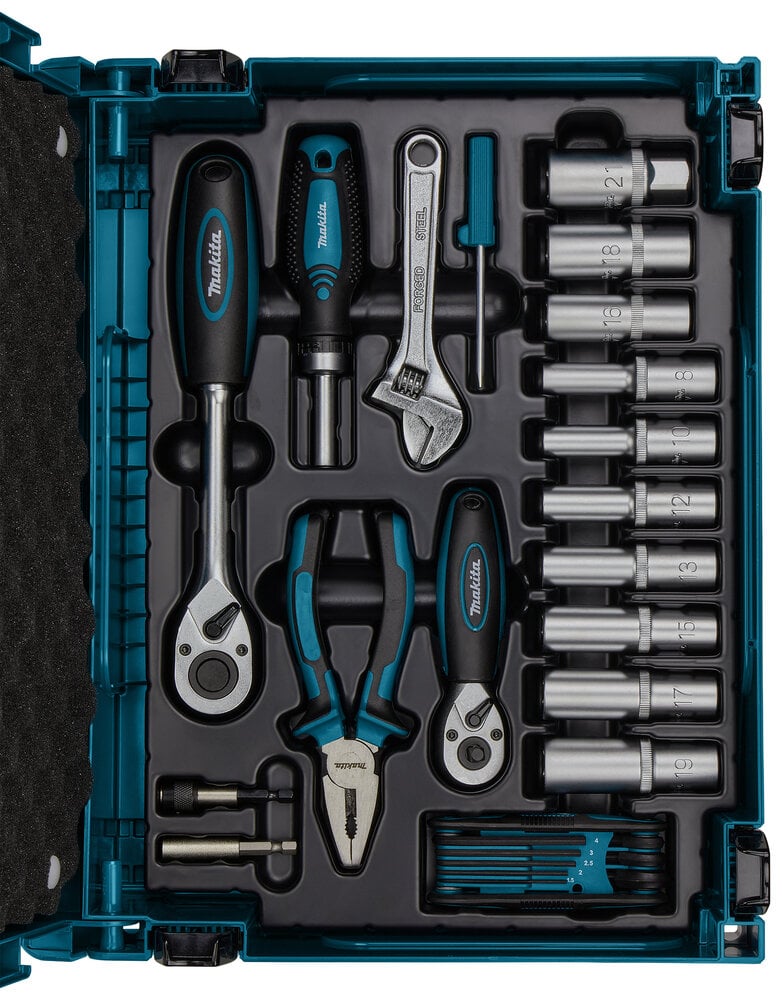 Tööriistakomplekt Makita E-11542, 87 tk hind ja info | Käsitööriistad | kaup24.ee