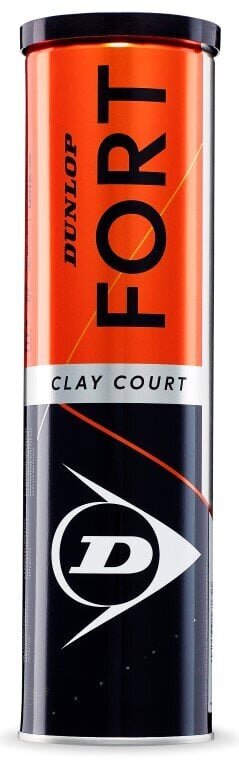 Tennisepallid Dunlop Fort Clay Court, 4 tk hind ja info | Välitennise tooted | kaup24.ee