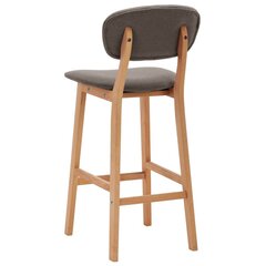 Барные стулья, 2 шт., коричневые цена и информация | Стулья для кухни и столовой | kaup24.ee