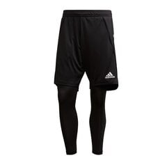 Meeste lühikesed spordipüksid Adidas Condivo 20 2in1, must hind ja info | Meeste spordiriided | kaup24.ee
