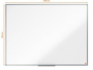 Magnetiline valge tahvel Nobo Essence Steel 1200x900mm (1905211) цена и информация | Канцелярские товары | kaup24.ee