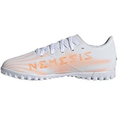 Детские футбольные бутсы Adidas Nemeziz 4 TF Jr FW7359, белые цена и информация | Футбольные бутсы | kaup24.ee