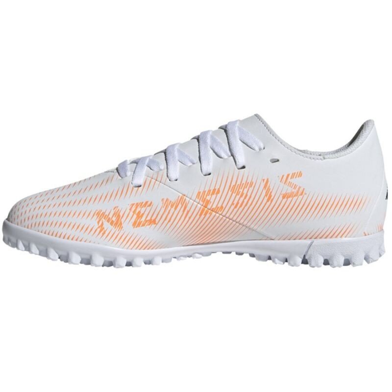 Laste jalgpallipuutsad Adidas Nemeziz 4 TF Jr FW7359, valge hind ja info | Jalgpallijalatsid | kaup24.ee