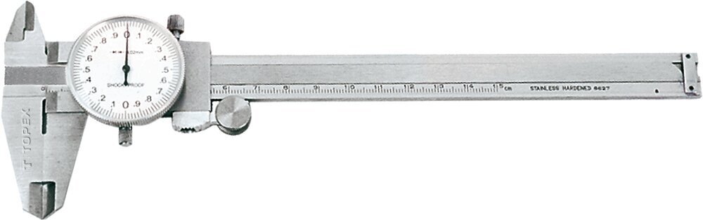 Nihik 150mm kellaga, täpsus 0,02mm hind ja info | Käsitööriistad | kaup24.ee