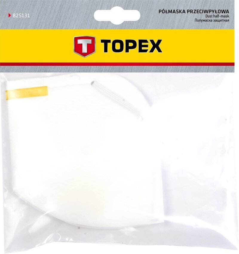 Tolmumaskide kompl. Topex FFP2, 5tk/pakk hind ja info | Peakaitsmed | kaup24.ee