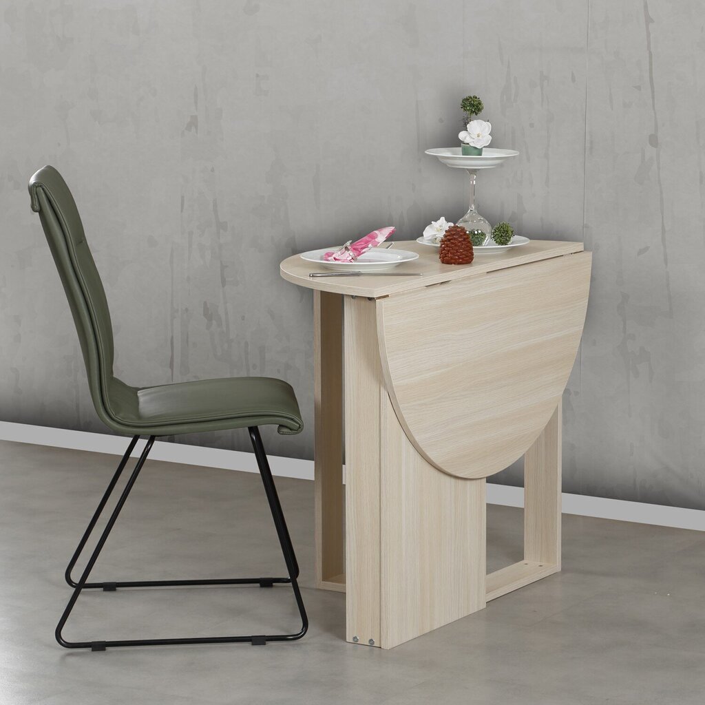 Pikendatav laud Kalune Design Middle, beeži värvi hind ja info | Köögi- ja söögilauad | kaup24.ee
