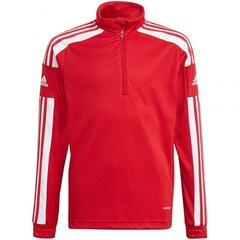 Laste spordi dressipluus Adidas Squadra 21 Jr GP6470, punane hind ja info | Poiste kampsunid, vestid ja jakid | kaup24.ee