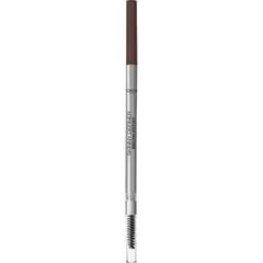 Veekindel kulmupliiats pintsliga L'oreal Paris Brow Artist Skinny Definer 1,2 g, 108 Dark Brunette цена и информация | Карандаши, краска для бровей | kaup24.ee