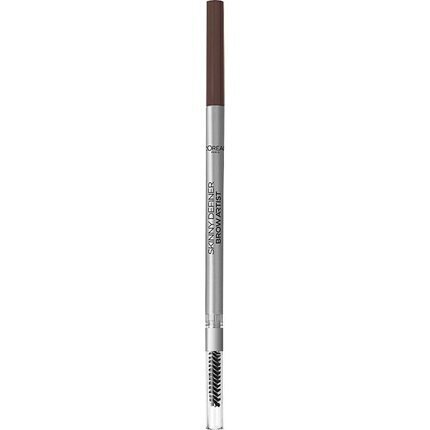 Veekindel kulmupliiats pintsliga L'oreal Paris Brow Artist Skinny Definer 1,2 g, 108 Dark Brunette цена и информация | Kulmuvärvid, -pliiatsid | kaup24.ee