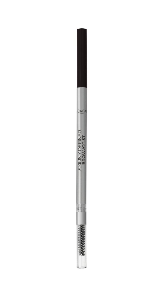 Veekindel kulmupliiats pintsliga L'oreal Paris Brow Artist Skinny Definer 1,2 g, 109 Ebony цена и информация | Kulmuvärvid, -pliiatsid | kaup24.ee