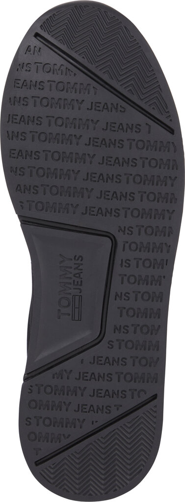 Vabaajajalatsid Tommy Jeans Flexi Lycra Runner, mustad цена и информация | Meeste kingad, saapad | kaup24.ee