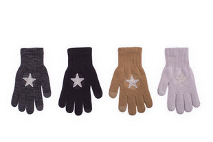 Перчатки для девочек Rak Touch screen Gloves R-175, черные цена и информация | Зимняя одежда для детей | kaup24.ee