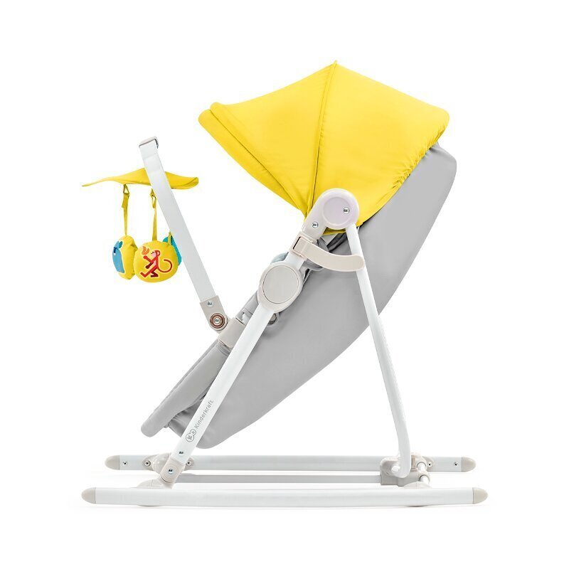 Lamamistool-kiik KinderKraft 5 in 1 Unimo Up, kollane hind ja info | Beebi lamamistoolid | kaup24.ee