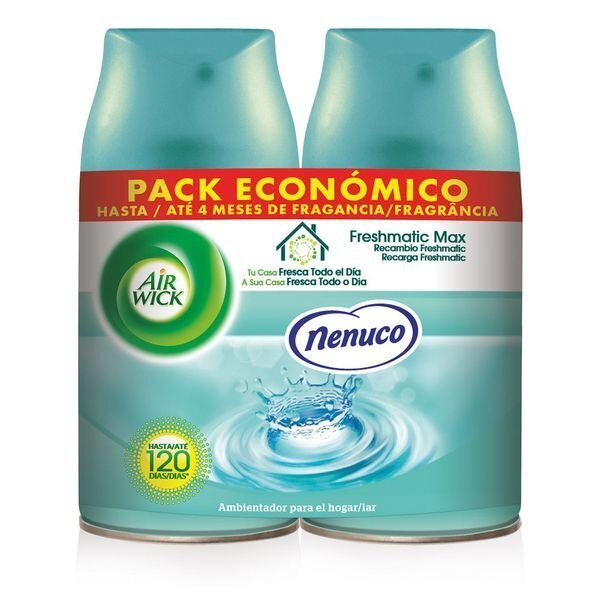 Täide Air Wick Life Scents FreshMatic Duplo Nenuco, 2x250 ml цена и информация | Õhuvärskendajad | kaup24.ee